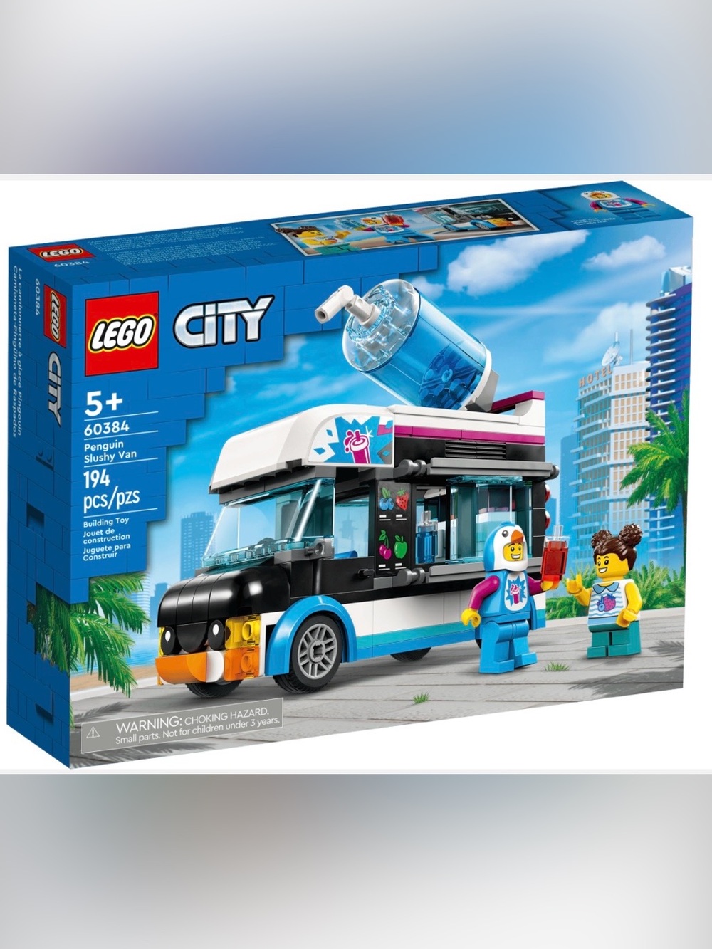 New LEGO CITY 60384 Penguin Slushy Van Factory Sealed Box Retired